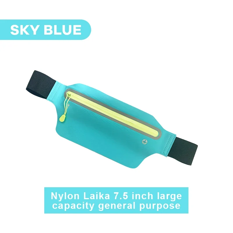 Sports waist pack Multi-functional outdoor running mobile phone men's and women's fitness waterproof invisible pocket ultra-thin