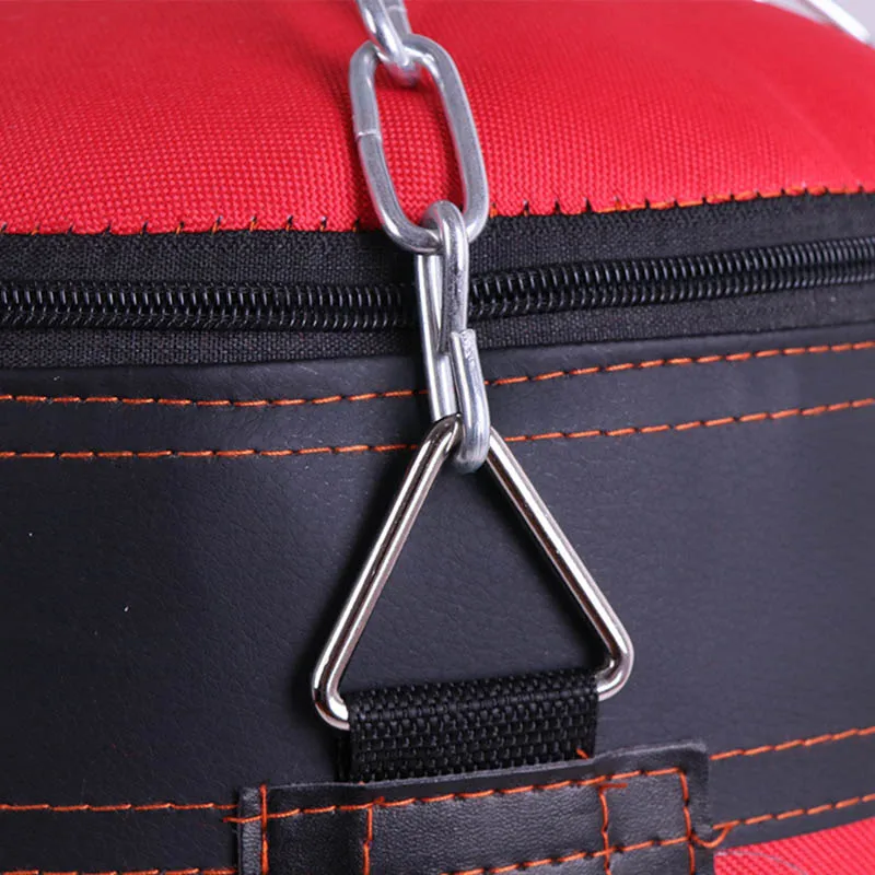 Heavy Punch Sandbag Durable Boxing Bag with Metal Chain Hook And Carabiner for Fitness Training Kickboxing Karate Taekwondo