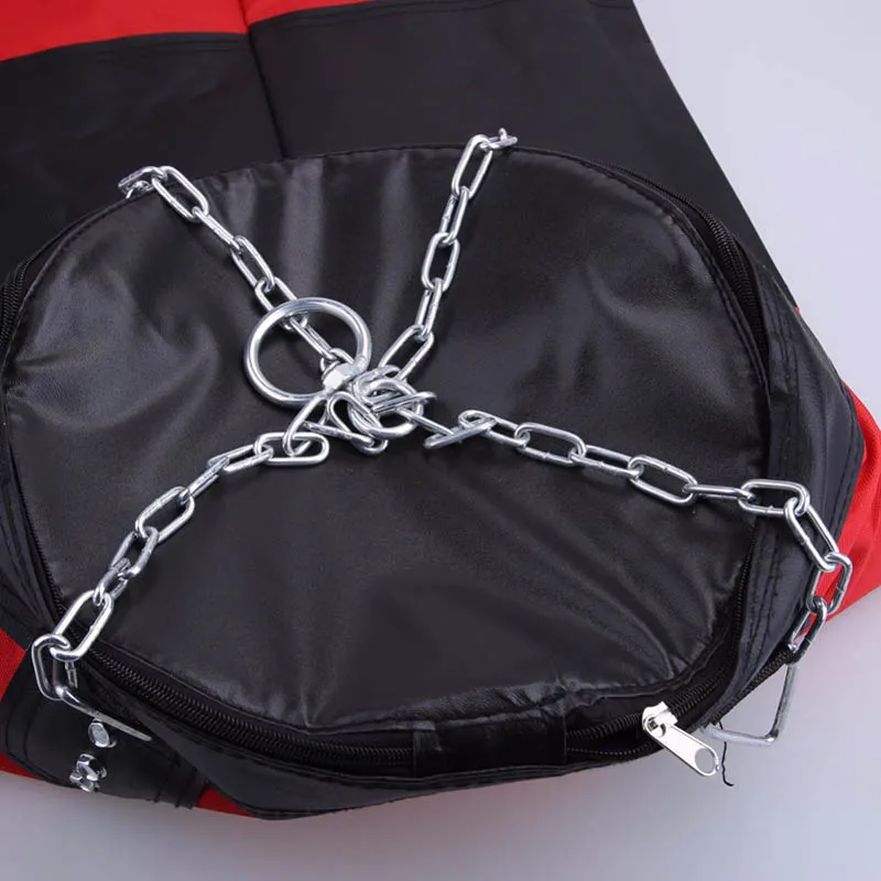 Heavy Punch Sandbag Durable Boxing Bag with Metal Chain Hook And Carabiner for Fitness Training Kickboxing Karate Taekwondo