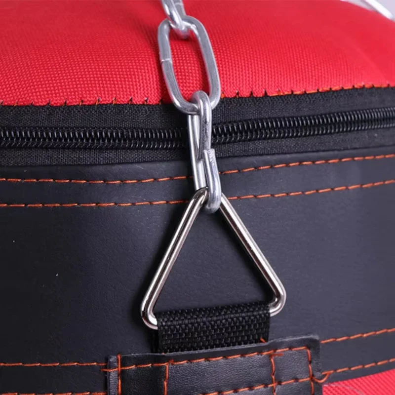 Heavy Punch Sandbag Durable Boxing Bag with Metal Chain Hook And Carabiner for Fitness Training Kickboxing Karate Taekwondo