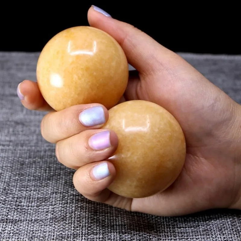 5cm Jade Hand Massage Ball for Finger Training and Flexibility Ball for Elderly Hand Training and Fitness Handball