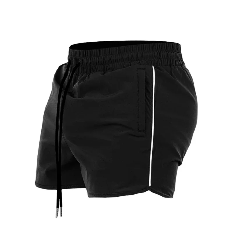 Men's Shorts 2024 Summer New Gym Jogging Exercise Shorts Men Sports Fitness Quick-drying Beach Multiple Pockets Running Shorts