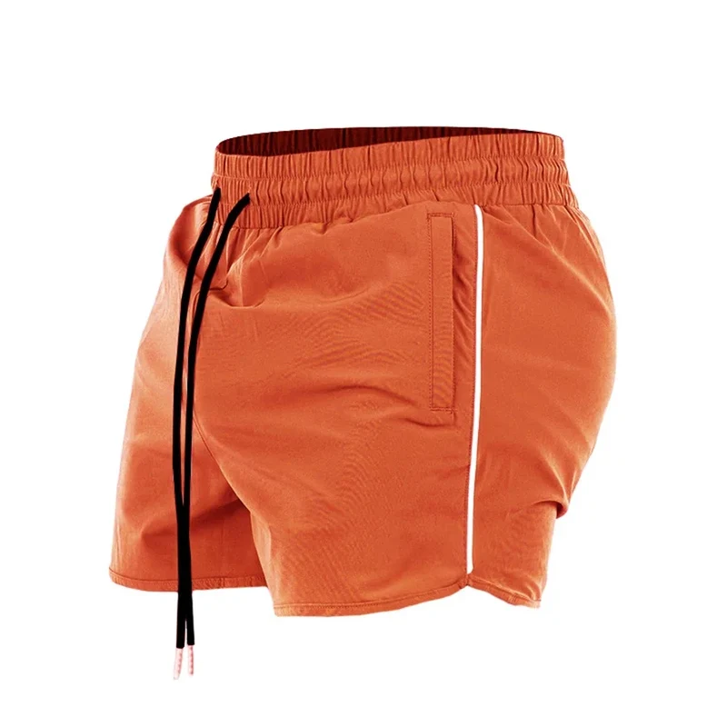 Men's Shorts 2024 Summer New Gym Jogging Exercise Shorts Men Sports Fitness Quick-drying Beach Multiple Pockets Running Shorts