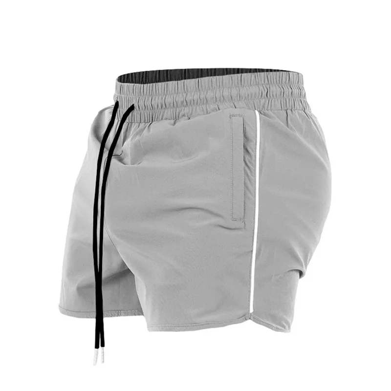 Men's Shorts 2024 Summer New Gym Jogging Exercise Shorts Men Sports Fitness Quick-drying Beach Multiple Pockets Running Shorts
