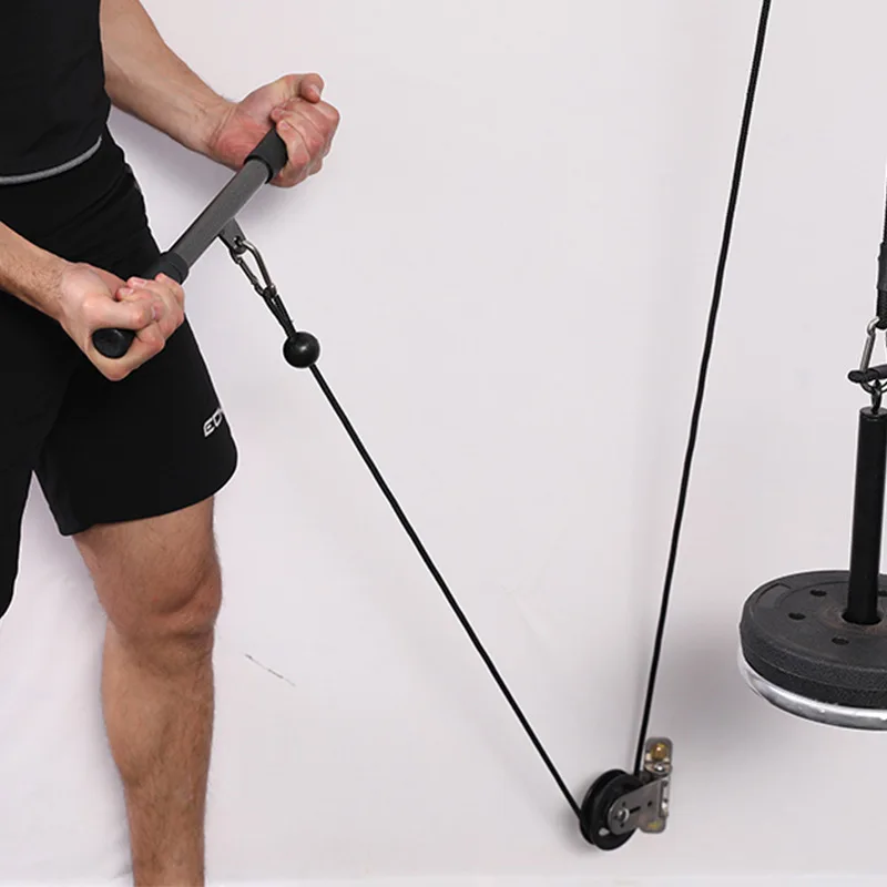 Gym Wire Rope Fitness Cable Pulley Machine System Heavy Duty Steel Rope For Home Gym LAT Pulldown Lift Load Workout Bodybuilding