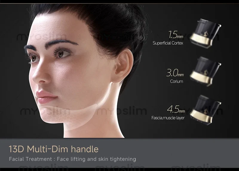 22D MAX Hifu skin rejuvenation facial lifting skin firming anti-aging beauty machine, suitable for salons