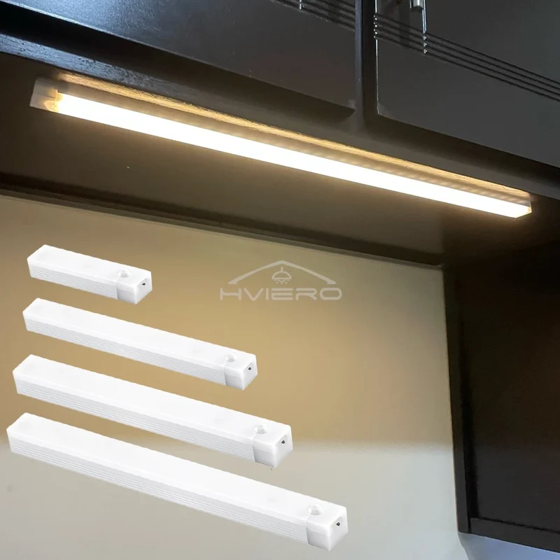 Motion Sensor Night Lights Wireless LED Lamp USB Rechargeable Magnetic For Wardrobe Room Closet Kitchen Aisle Tube Detector Bulb