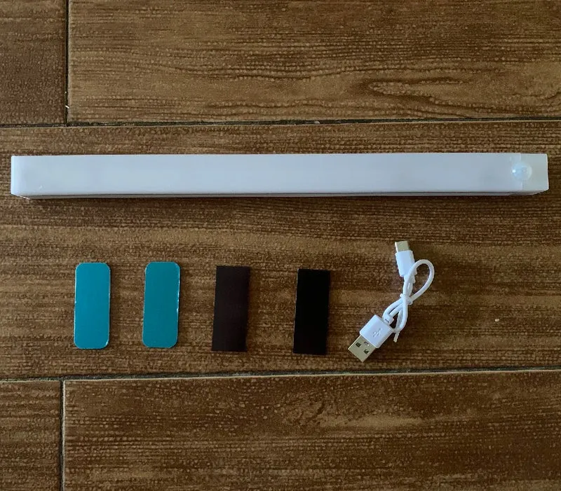 AITHEA USB Rechargeable PIR Motion Sensor LED Bar Lights Dimmable Detector Night Light Portable Induction Cabinet Lamp for Room
