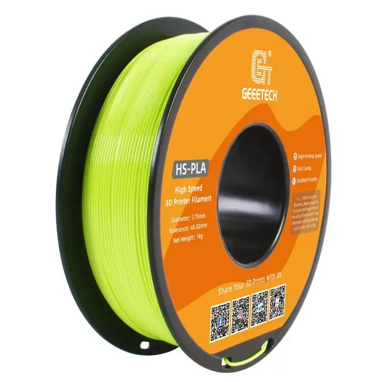 GEEETECH High-Speed PLA Filament 1.75mm 1kg 1 spool,Better Liquidity, Fast Curing, HS-PLA High-Speed 3D Printing Filament