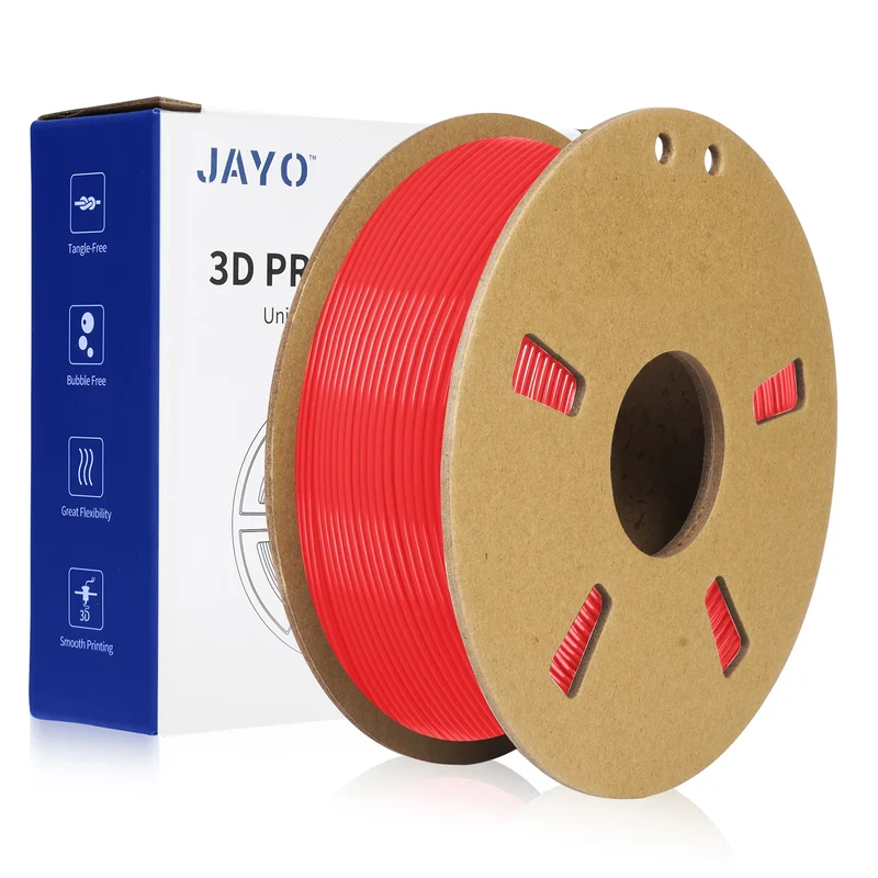 JAYO PETG/PLA+/SILKPLA/PLAMeta/PLAMatte/ABS/ PLA Filament 1.75mm 1.1/0.65KG 3D Printer Filament For FDM 100% No Bubble Mix Color