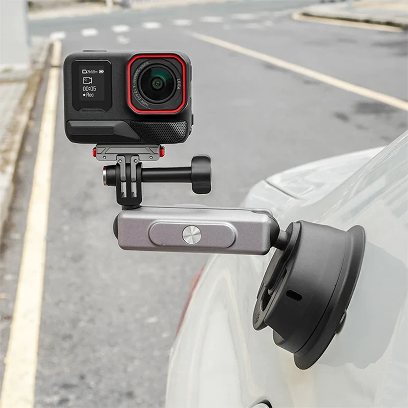 Quick Release Magnetic Adapter Base Mount for Insta360 Ace Pro 2 Protective Case 1/4 Screw Magnetic Adapter Mount Accessories