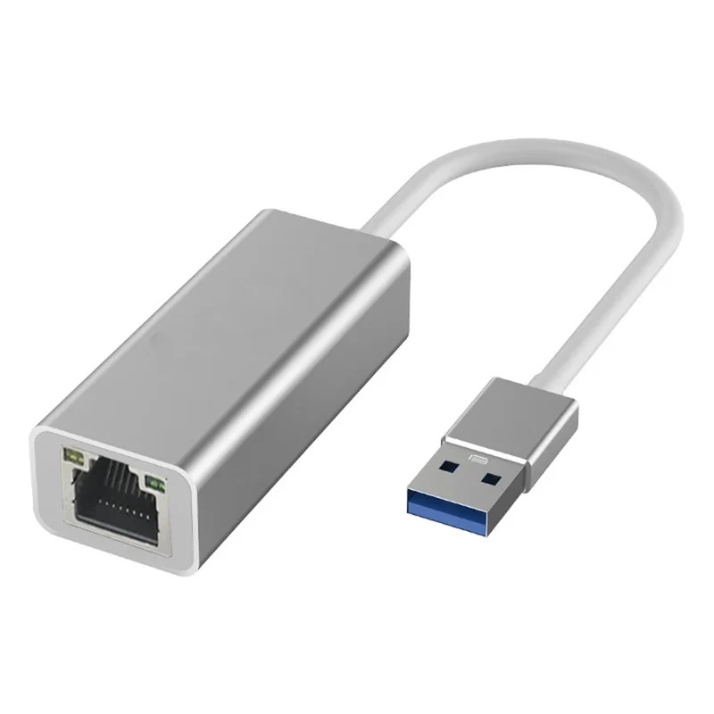 Type-C To RJ45 Gigabit Ethernet Type-C To Ethernet Adapter 10/100/1000Mbps USB Network Card Aluminum Alloy for Computer Desktop