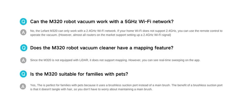 Lefant M320 cordless Robot Vacuum Cleaner and mop, 6000Pa ,210 Mins Runtime,Self-Charging,Ideal for Hard Floor, Pet Hair,Carpet