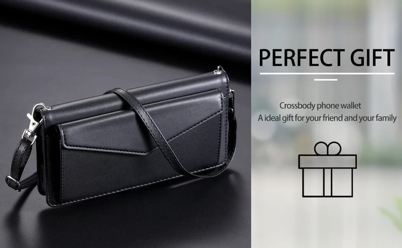 Coque Xiaomi 14 13 12 11 10 - Flip Wallet avec Porte-Carte et Lanière