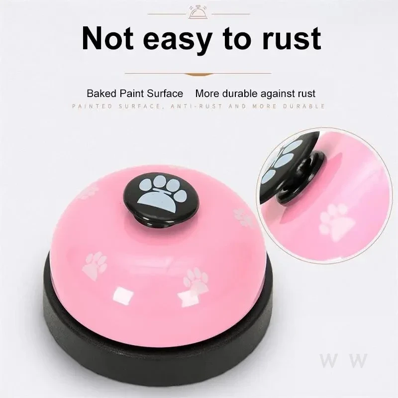 1pc Pet Toy Training Dinner Small Bell Footprint Dog Toys for Teddy Puppy Pet Call Puppy Accessories Pet Toys