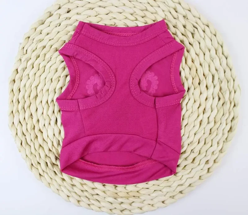 Princess Crown Dog Shirts Vest, Puppy Summer Dog Clothes for Small Dogs, Puppy Cat T Shirt Pet Apparel