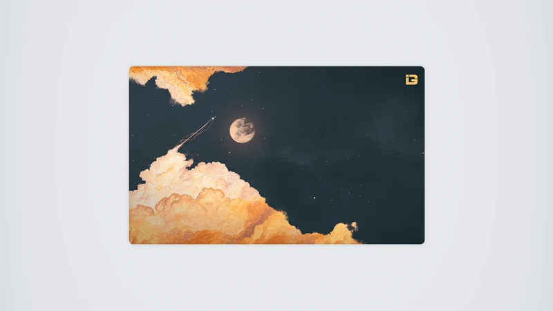 Orangefarbene Wolken