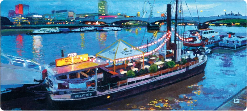 River City – Elektrisches Blau