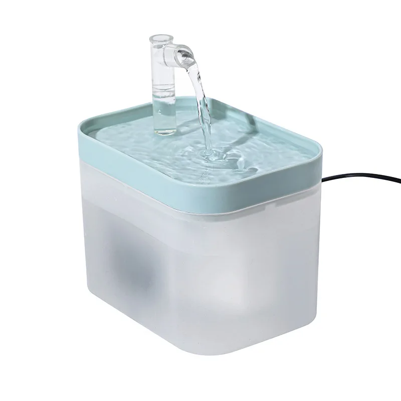 1000ml Automatic Pet Water Fountain Transparent USB Power Cat Water Dispenser for Indoor Dog and Cat Water Feeding Supplies