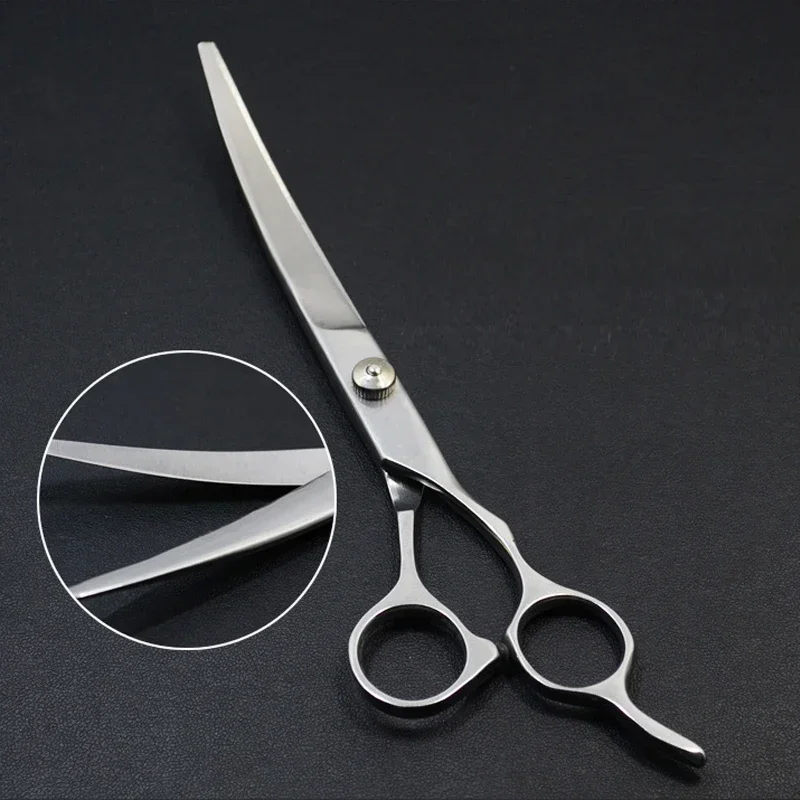 Pet Grooming Scissors Dog Hair Tool Set Professional Trimming Scissors Bent Scissors Haircutting Pet Clippers