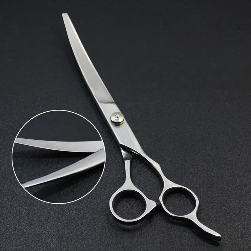 Pet Grooming Scissors Dog Hair Tool Set Professional Trimming Scissors Bent Scissors Haircutting Pet Clippers