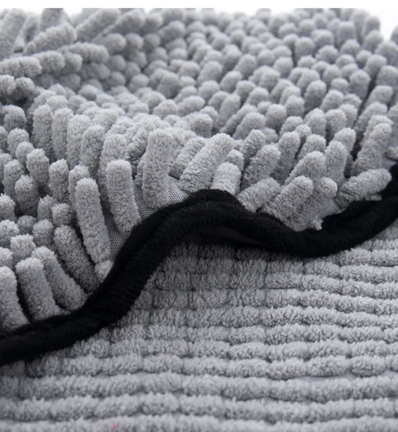 1Pcs Super Absorbent Pet Bath Towel Quick-drying Cat Towels Convenient Soft Bath Robe Dry Pet Cleaning Washcloth Dog Accessories