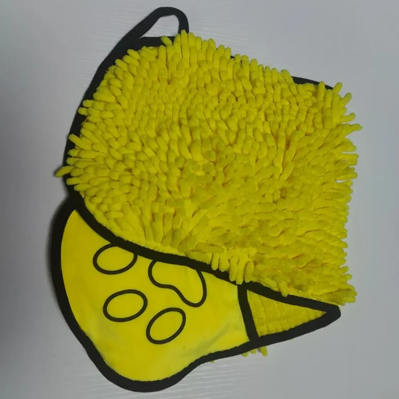1Pcs Super Absorbent Pet Bath Towel Quick-drying Cat Towels Convenient Soft Bath Robe Dry Pet Cleaning Washcloth Dog Accessories