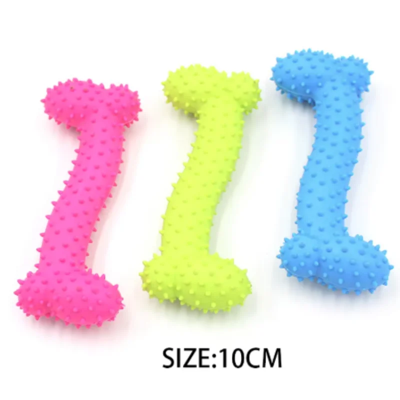 Dog Teething Toy Chew Stick Bite Resistant Fun Leak Proof Food Toy Pet Teether Cleaner Stick