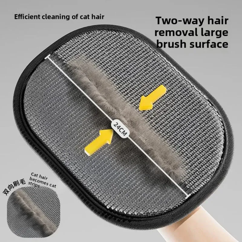 Pet Grooming Gloves Pet Hair Remover Brush Kitten Cleaning Glove Removing Dog Cat Hair From Sofa Carpet Clothes Pet Supplies