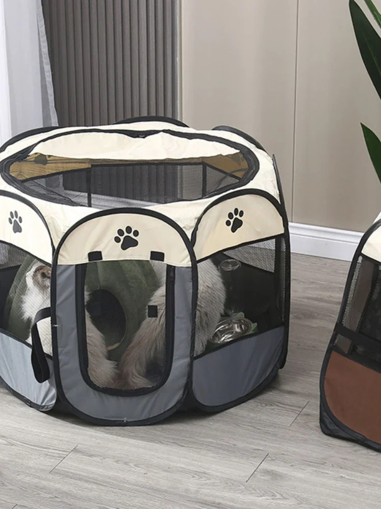 S/M/L Cat Delivery Room Detachable Summer Pet Tent Outdoor Dog Bed Folding Dog Fance Cat Nest Dog Enclosure Cage for Cats Dogs