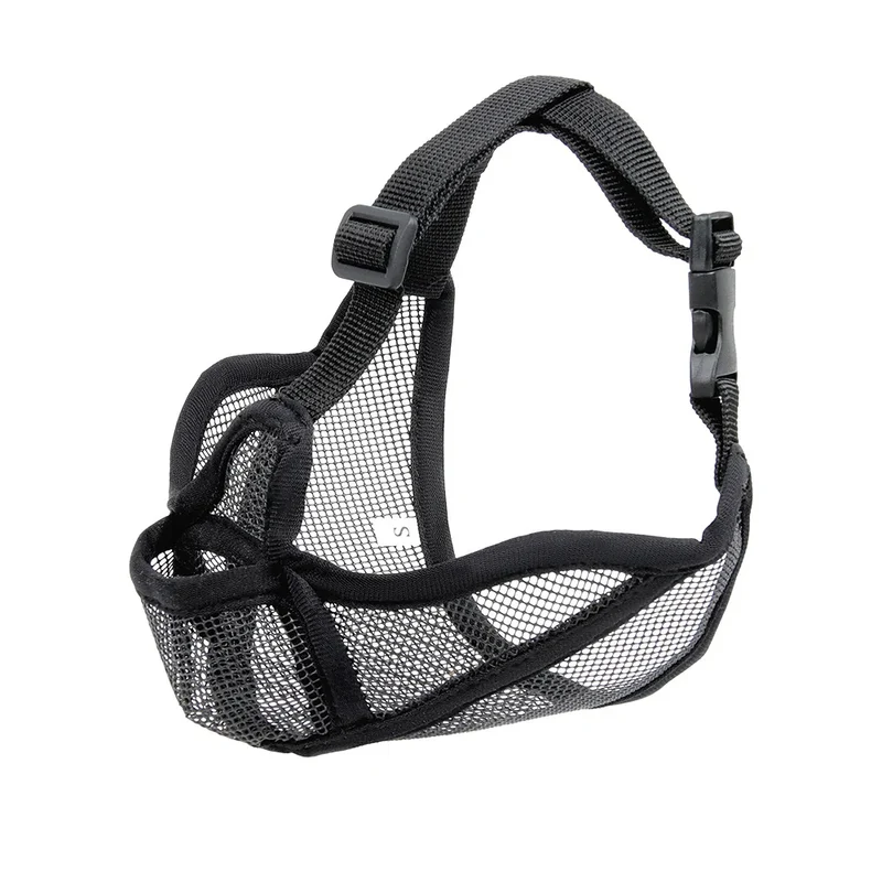 Summer French Bulldog Short Nosed Adjust Pet Muzzle for Dogs Face Shield Pug Mascotas Accessories Prevent Accidental Ingestion