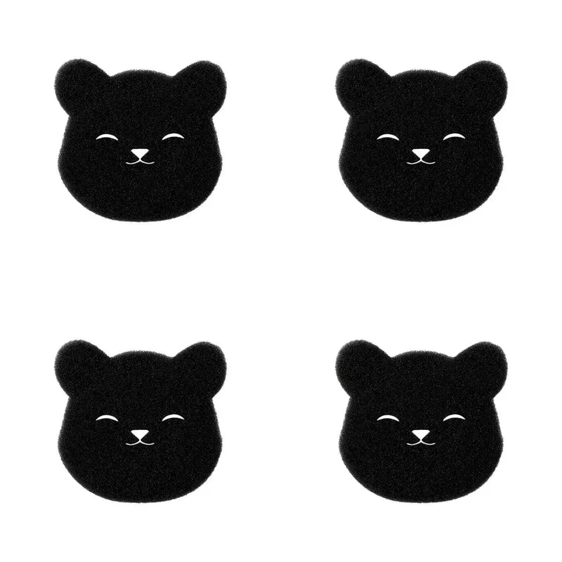9PCS Pet Hair Remover Bear Shape Laundry Ball Washing Machine Lint Catcher Reusable Clothes Sofa Cat Dog Hair Cleaning Sponge