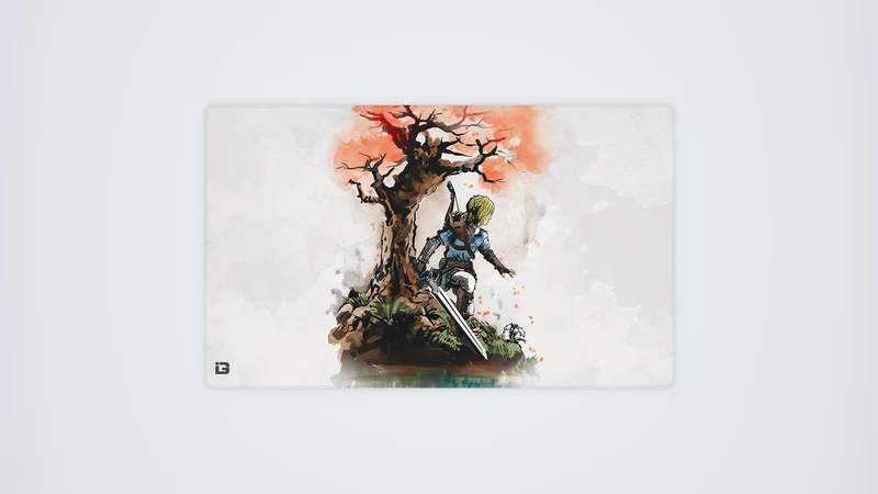Held unter dem Baum