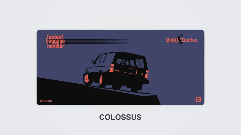 Schnellster Gepäckabfertiger 240 Turbo