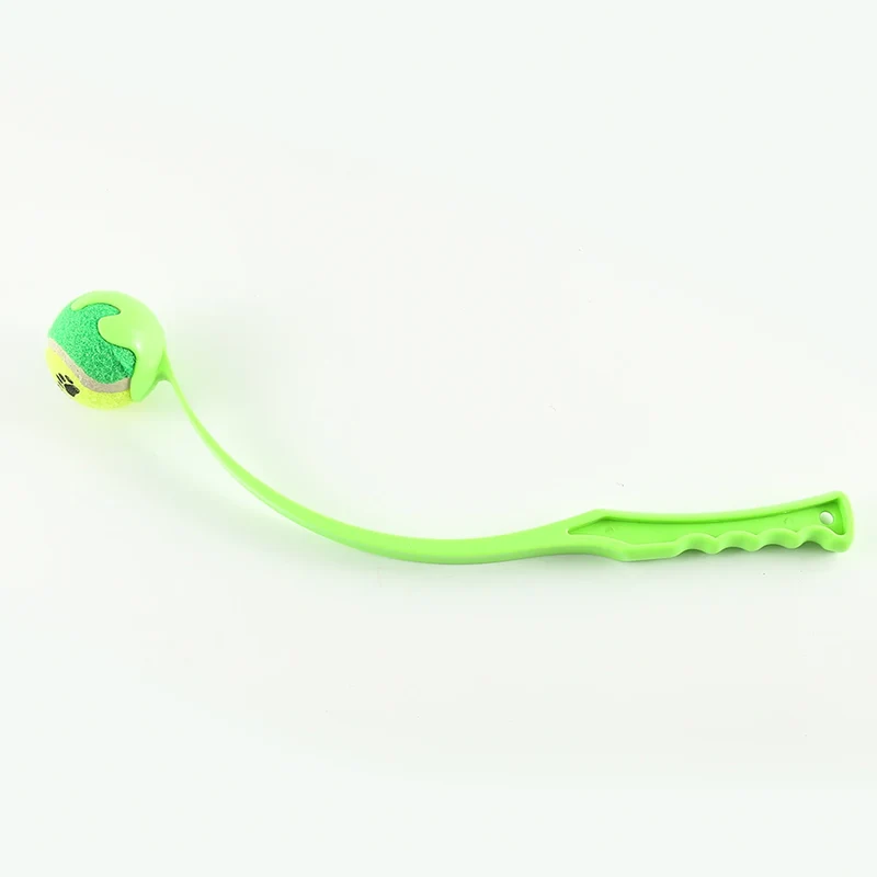 Pet Tennis Ball Launcher Manual Tennis Ball Thrower Outdoor Activities Dog Training Toys Pet Supplies Pet Throwing Stick
