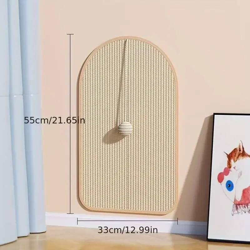 Durable Sisal Cat Scratch Pads, Cat Wall Pads, Sofa Claw Grinding Pads, Scratch Board Wall Stickers Cat Pet Toys Pet Accessories