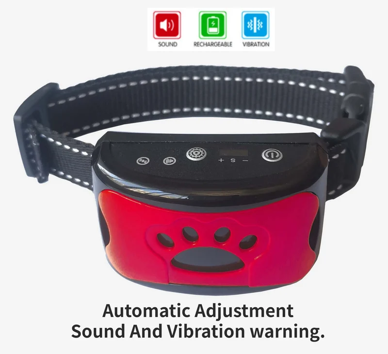 Pet Dog Anti Barking Device USB Electric Ultrasonic Dogs Training Collar Dog Stop Barking Vibration Anti Bark Collar Dropship
