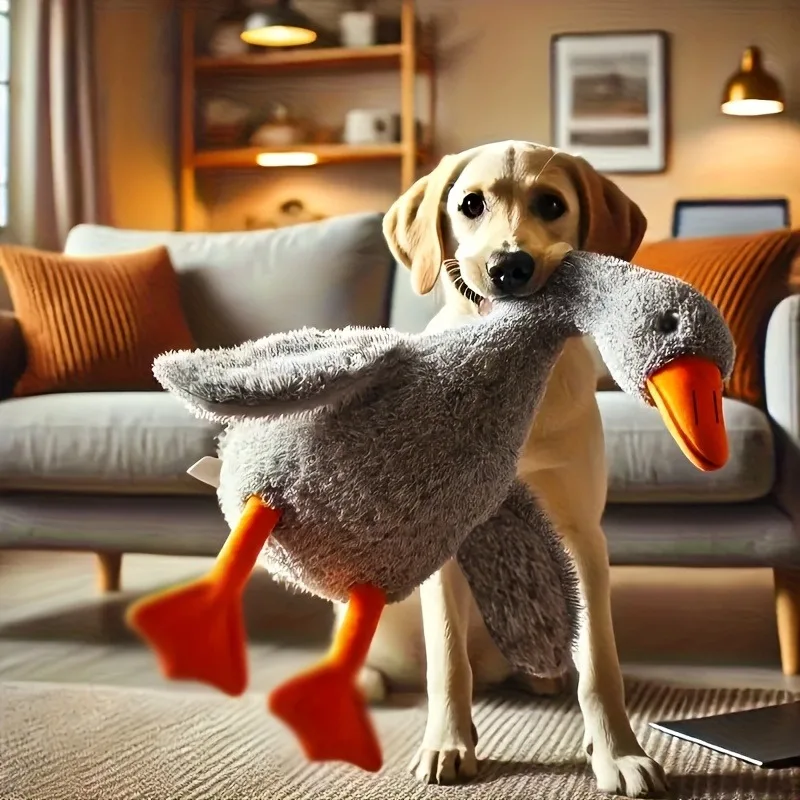 50cm Soft Colorful Duck Plush Toy for Cats Dogs Relax Pet Companion Anxiety-Relieving Dog Buddy Energy Release Gift for Pets