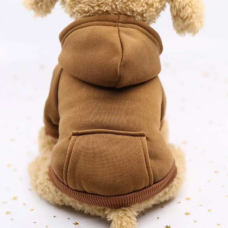 Winter Dog Hoodies Sweatshirt Jacket for Small and Medium Dog Pet Coat Puppy Clothes Chihuahuas Bulldog Costume Puppy Pet Autumn