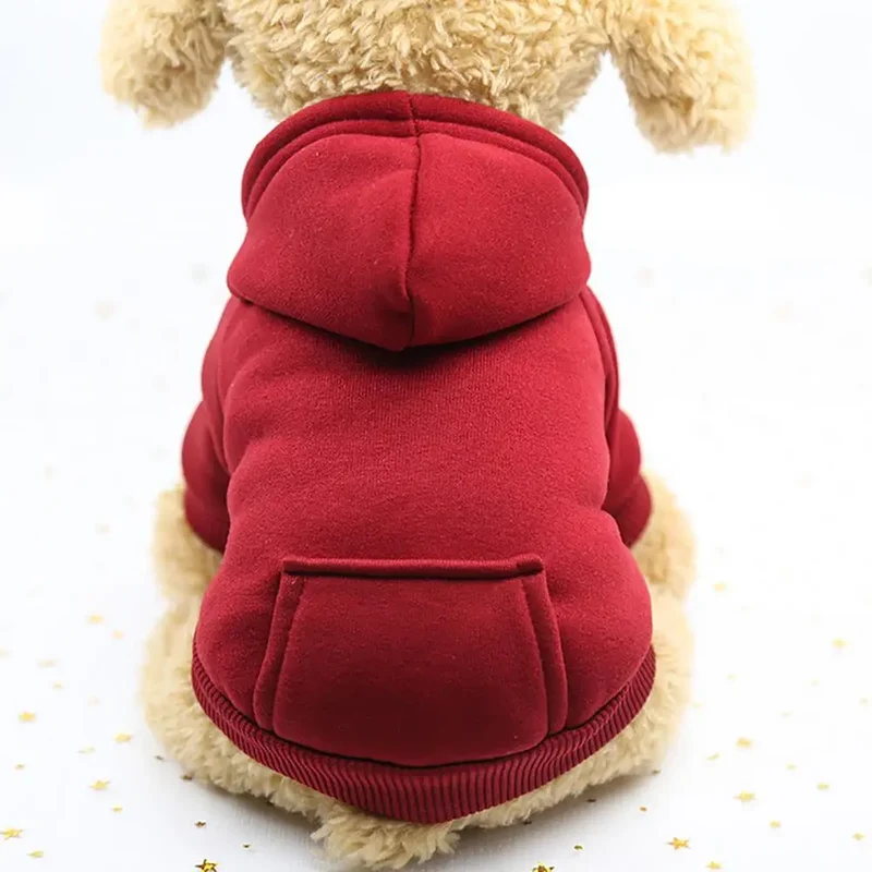 Winter Dog Hoodies Sweatshirt Jacket for Small and Medium Dog Pet Coat Puppy Clothes Chihuahuas Bulldog Costume Puppy Pet Autumn