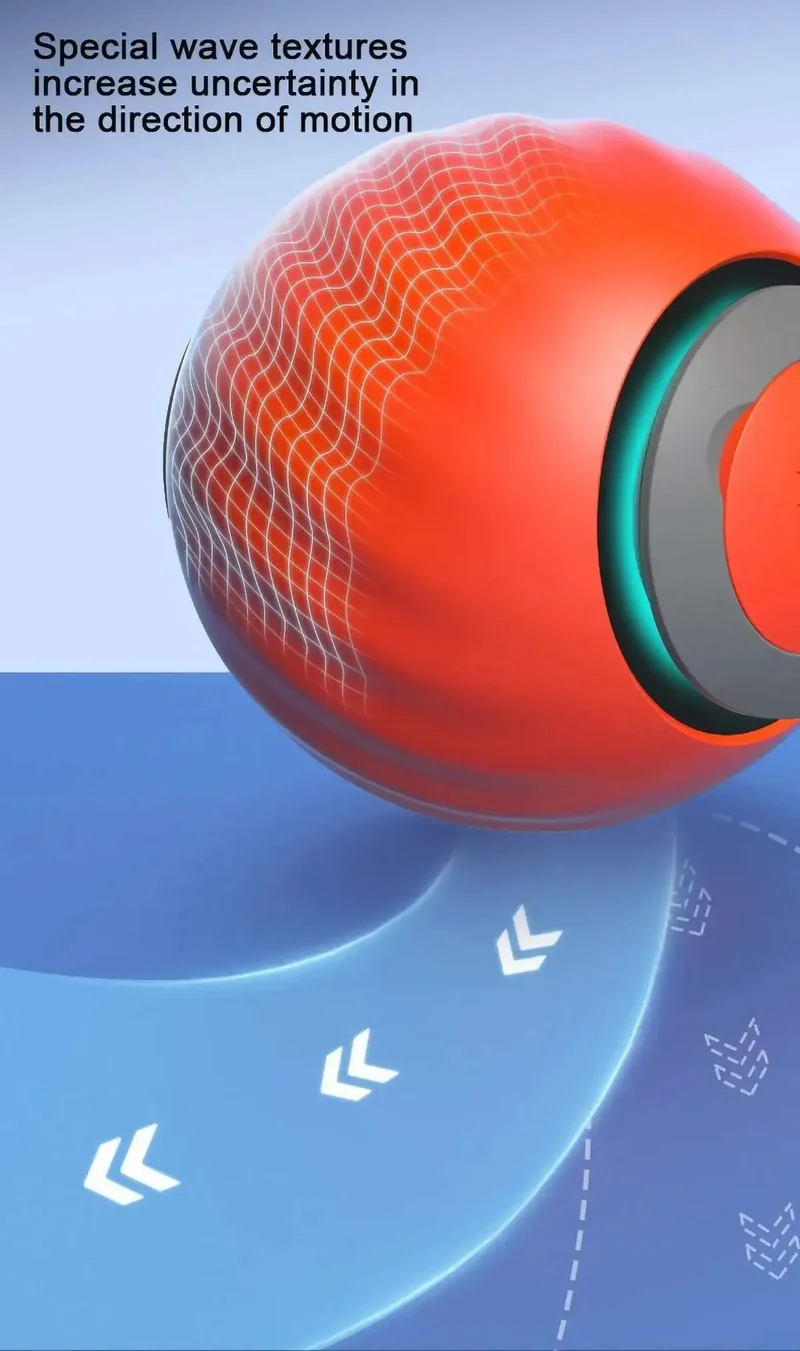Speedy Tail 2.0 Smart Interactive Cat Toy Automatic Moving Balls for Cats And Dogs Touch Motion Rolling Toy Ball for Pet Gift.