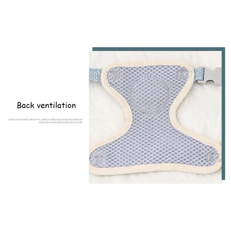 Cat Dog Harness with Lead Leash Adjustable Vest Mesh Breathable Adjustable Chest Harness Outdoor Walking Cat Pet Supplies