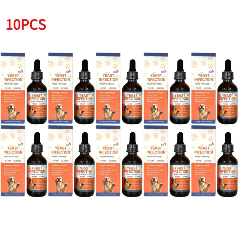 60ML 3Kinds Dog Pet Drops Gentle Care Supplement To Maintain Healthy Coat and Skin for Dogs Herbal Drops PET CARE