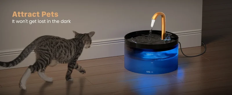 Pet Water Fountain Auto Filter Set Automatic Sensing Cat Drinker 2.1L Recirculate Filtring Drinking for Cat Dog Water Dispenser