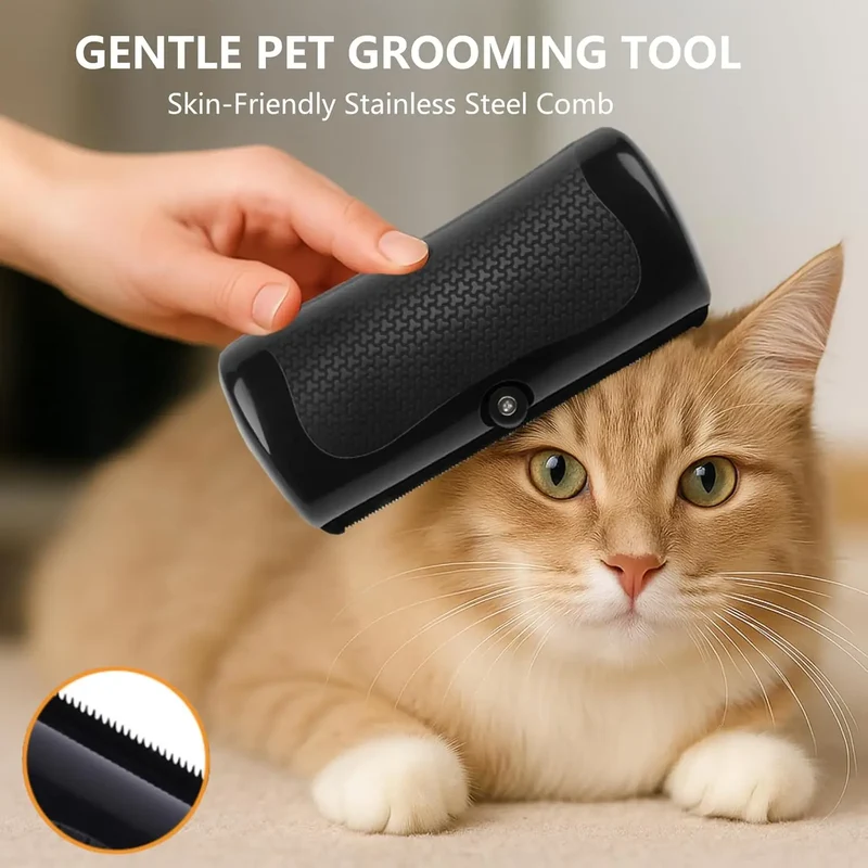 Upgraded Pet Professional Brush Dog Hair Remover Pet Fur Knot Cutter Puppy Cat Comb Brush Dog Grooming Shedding Supplies Deshed