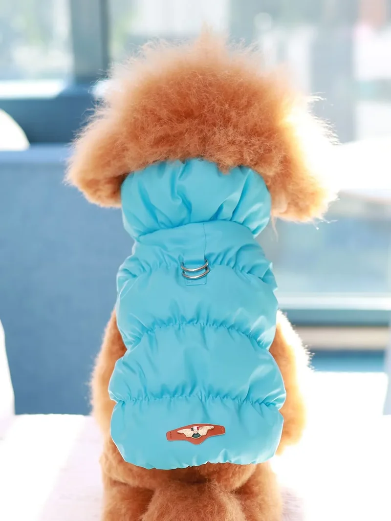Dog Jacket For Autumn/Winter, Pet Coat, 3-Layer Thick Warm Outerwear, Suitable For Small To Medium Dogs Like Poodle, Teddy, York