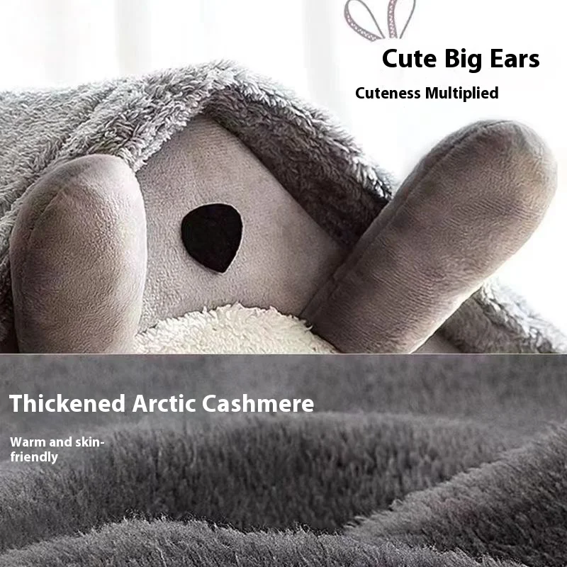 House Style Pet Bed for Small Dogs & Cats - All Season Removable Washable Dog House Winter Warm Teddy Bed Pet Supplies