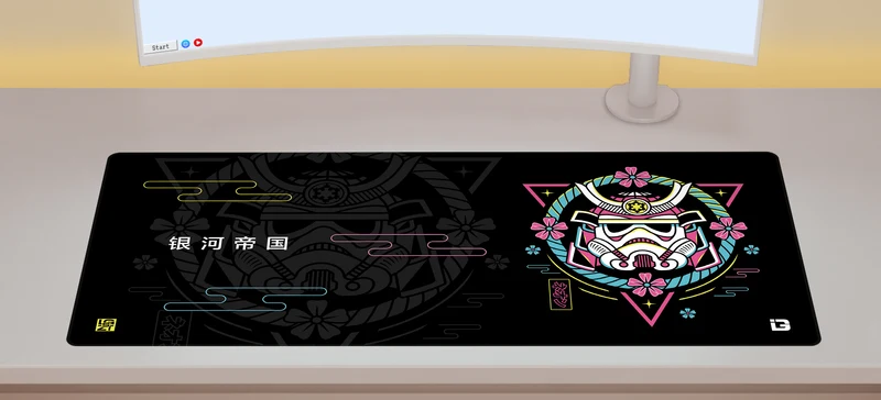 Weltraumsoldat Samurai Vaporwave