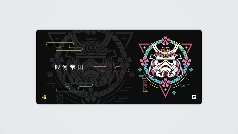 Weltraumsoldat Samurai Vaporwave