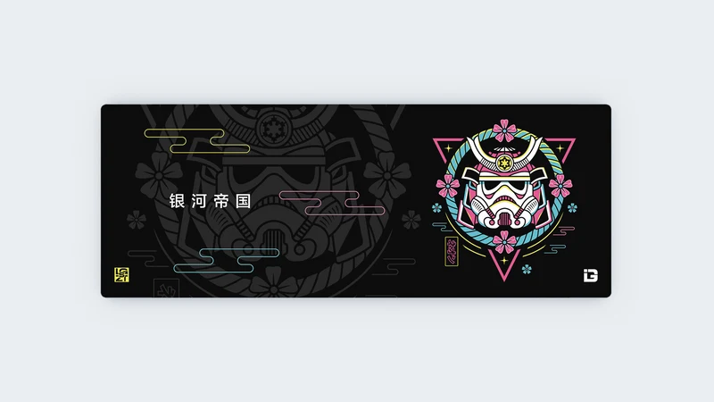 Weltraumsoldat Samurai Vaporwave
